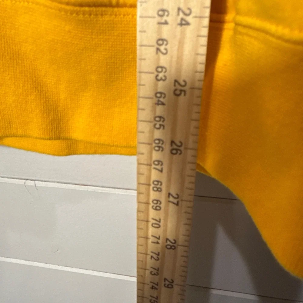 Nike Mens Pullover Hoodie Yellow Sportswear Fleece CJ1611-716 Size Small